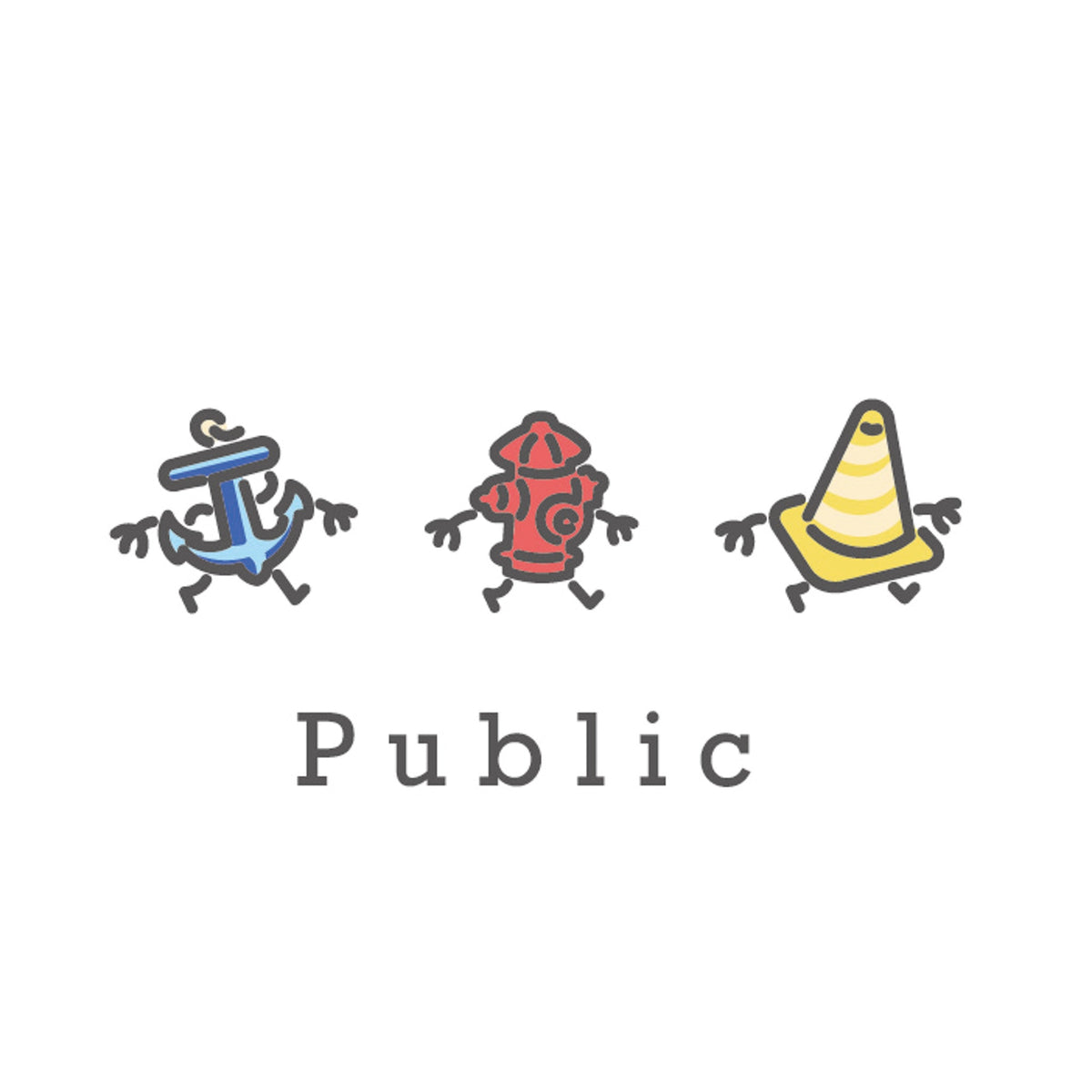 Embroidery Graphic Tee - Public