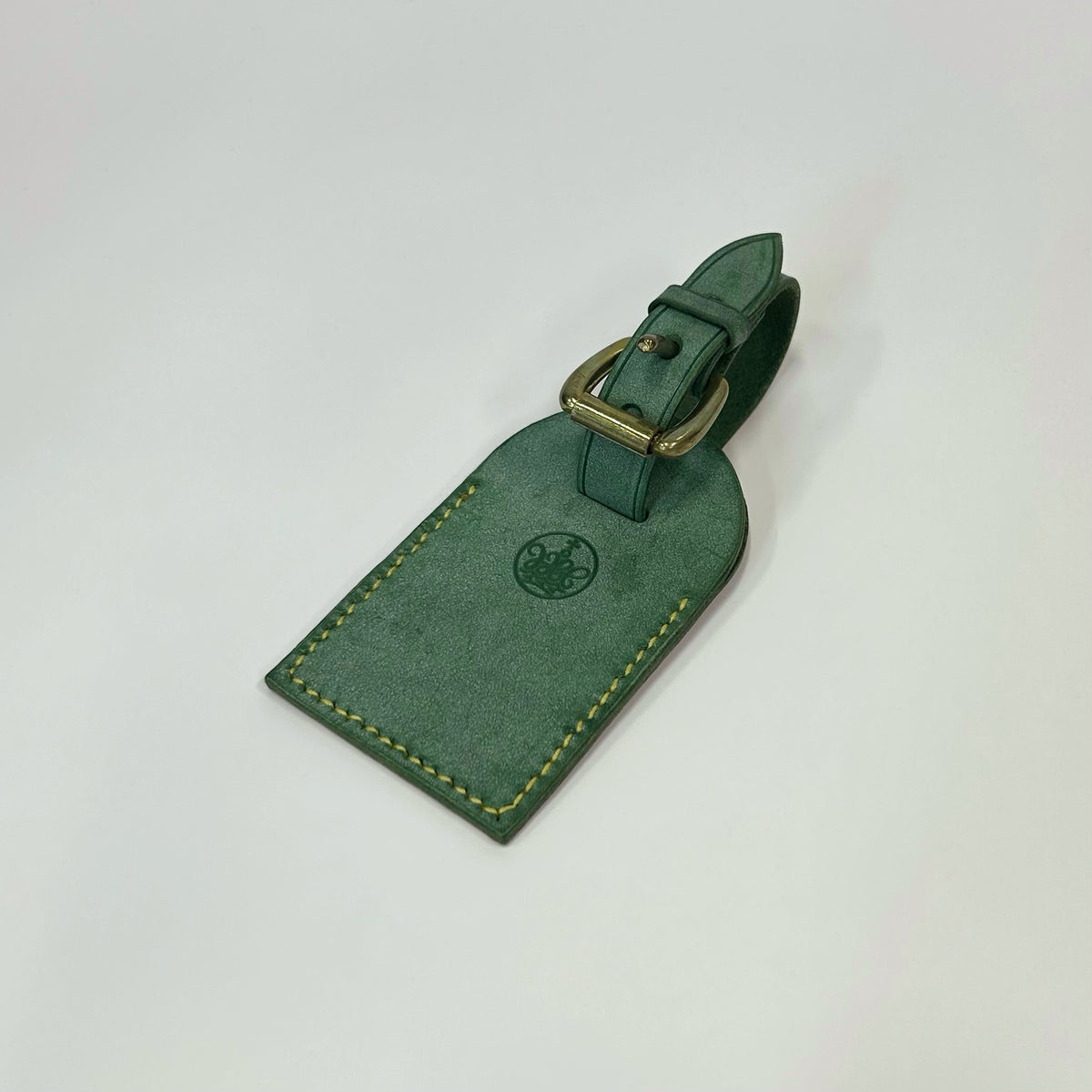 Handcraft Travel Tag(yellow line) - Green
