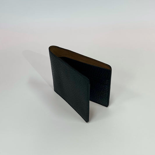 Handcraft Leather Wallet - Black Brown