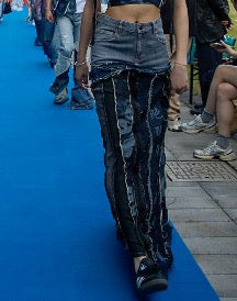 Upcycle Denim Collection_Modern Chinese Skirt