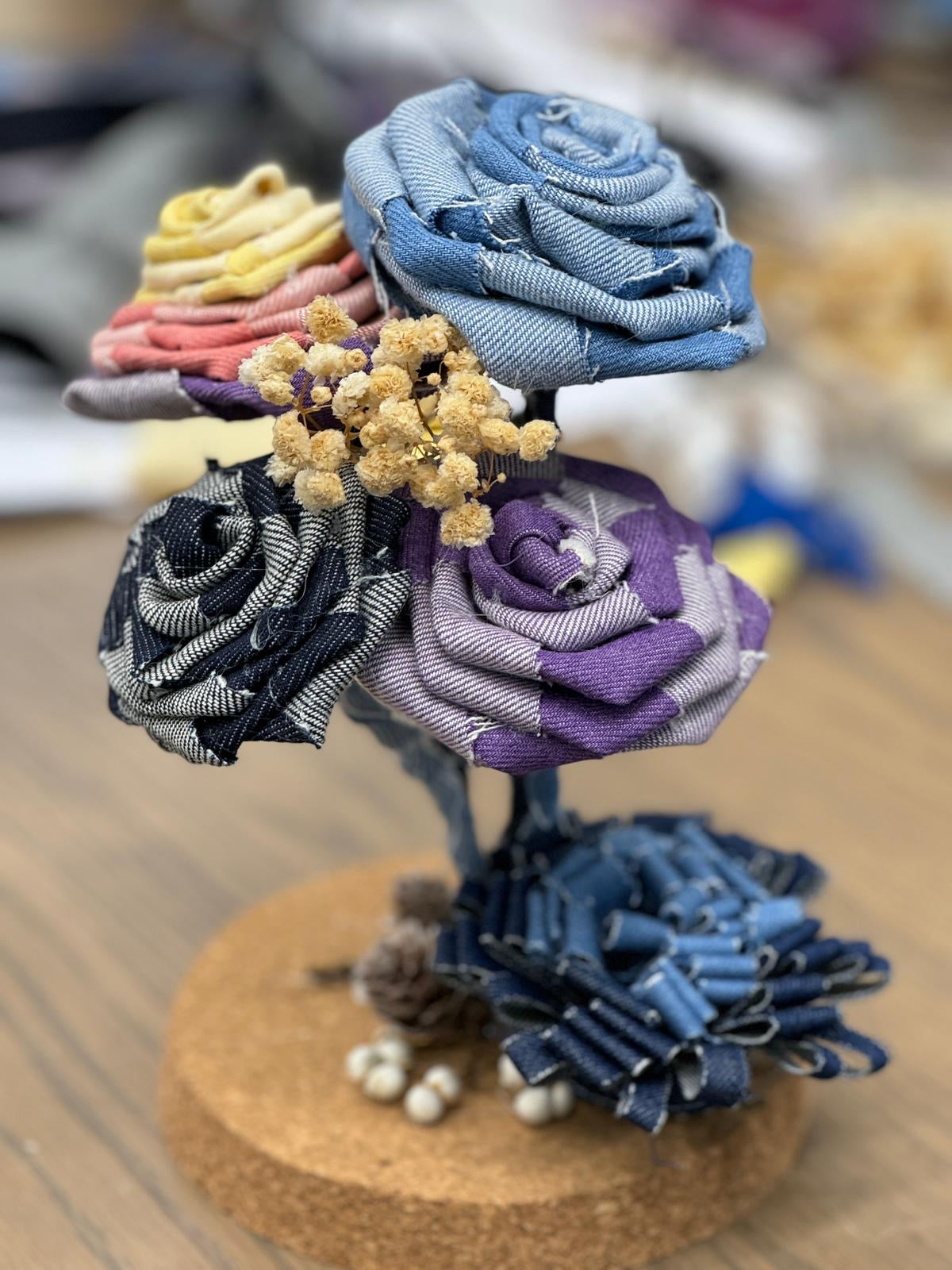 Denim in Bloom Display Set