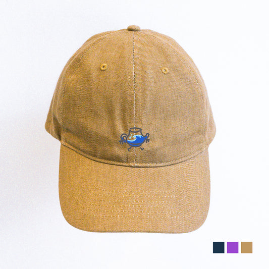 Embroidery Graphic Peaked Cap - Teapot