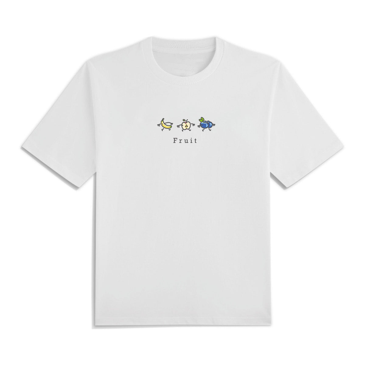 Embroidery Graphic Tee - Fruit