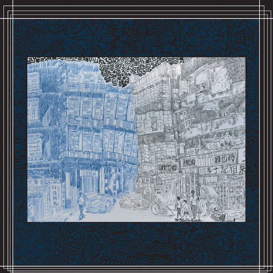 Wan Chai Culture Scarf Designed by Fong Tsz Ho(Silk)